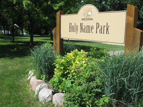 Holy Name Park sign.JPG